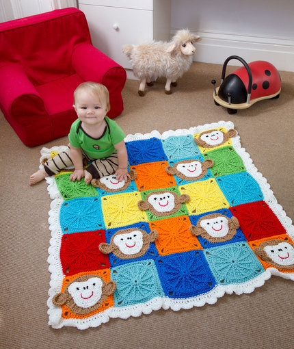 crochet monkey blanket pattern- wonderfuldiy3