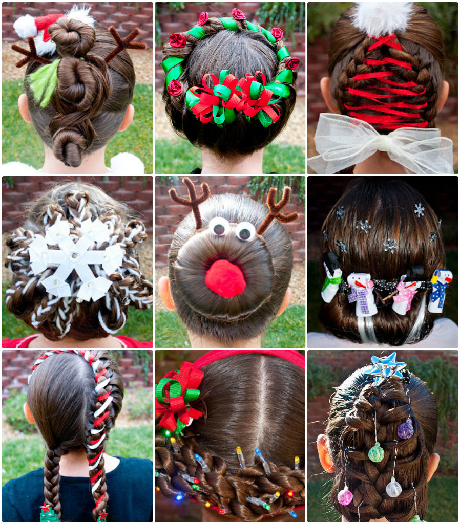 11 Wonderful and Cute Christmas Hairstyles