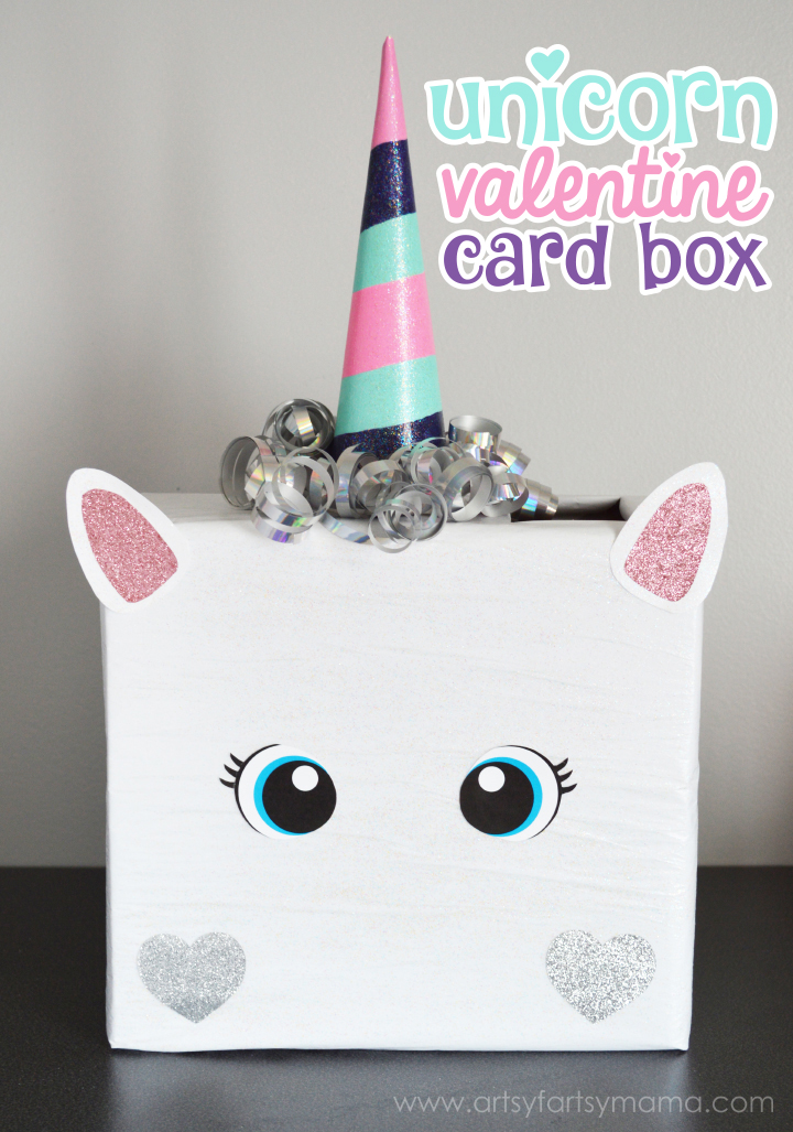 DIY Unicorn Valentine’s Box